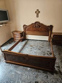 mobili armadio testiera rete como comodini e specc