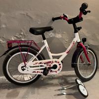 Bicicletta bambina Vermont Girly 16” con rotelle