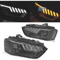 FARI PER AUDI A4 B8 12-15 XENON LED DINAMICI NERI