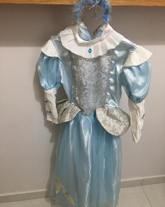 Vestito Carnevale Cenerentola 6-7 anni