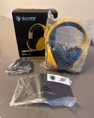 SADES Spirits SA-721 Cuffie Gaming Gialle