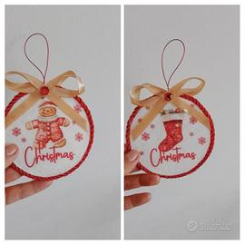 Medaglione Primo Natale Pannolenci
