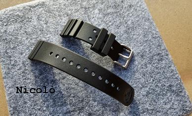 Seiko cinturino DAL1BP originale nero 22 mm