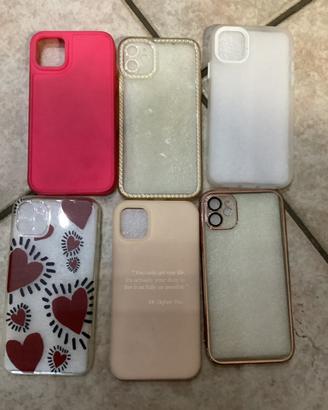 6 Cover di vari colori per iPhone 11