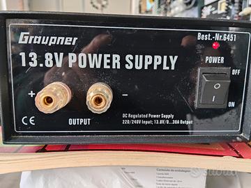 Alimentatore Graupner 13.8V CC 30A