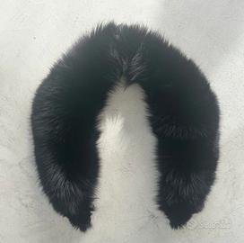 Collo/stola in vera pelliccia di volpe