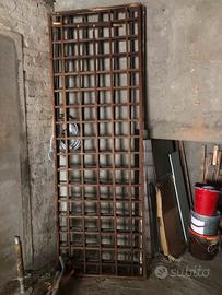 Pannello grigliato legno recinzione