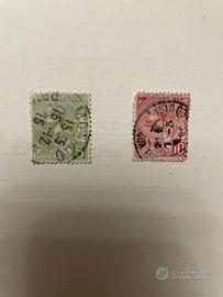 Francobolli Principato di Monaco Alberto 1o