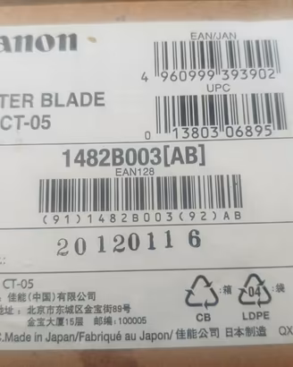 Lotto 6 Lame Taglierina Plotter Canon CT-05 Origin