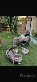 Passeggino inglesina trio completo di accessori