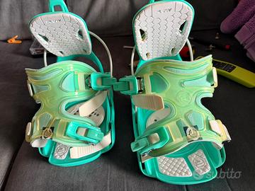 Attacchi snowboard Flow bambino tg. M