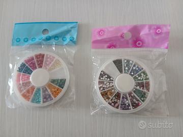 Brillantini Strass e Perline nail art