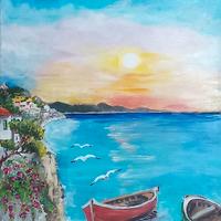 quadro "mare" 30 x 40 