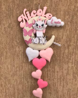 Fiocco nascita Minou Aristogatti