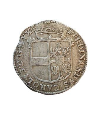 Scudo Mantova 1675 Ferdinando Carlo Gonzaga-Nevers