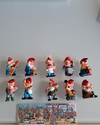 KINDER SORPRESA NANI ARTIGIANI 92/93 +1 CARTINA 