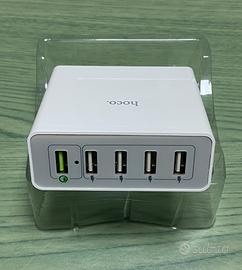 Caricabatterie da tavolo 5 porte USB