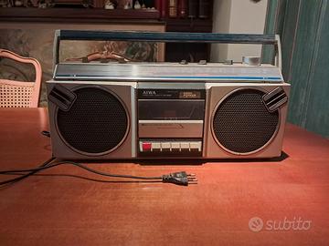 stereo vintage con radio funzionante