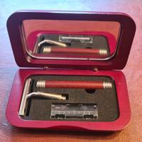 🪒 Rasoio di Sicurezza Vintage in Legno + Astuccio