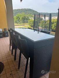 Tavolo rattan