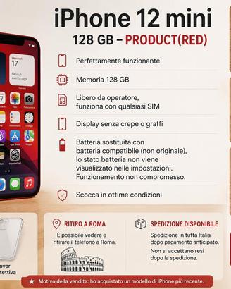 iPhone 12 mini da 128 GB a buon prezzo. Come nuovo