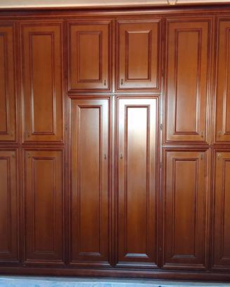 Armadio classico 6 ante in legno grande e capiente