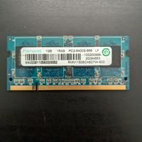 1GB RAM DDR2 SODIMM (per portatili) 800MHz