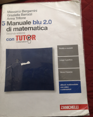Manuale blu 2.0 di matematica 5