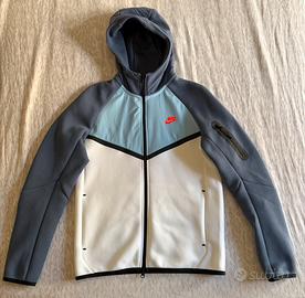 Felpa Con Cappuccio Nike Tech Fleece Blu - Tg. S