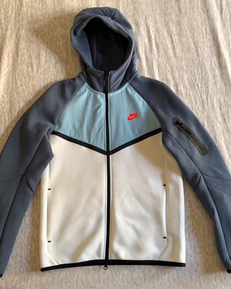 Felpa Con Cappuccio Nike Tech Fleece Blu - Tg. S