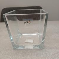 Vaso Sandra Rich - quadrato - in vetro