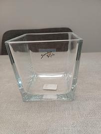 Vaso Sandra Rich - quadrato - in vetro