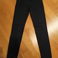 pantalone da ragazza in jeans blu scuro taglia XS