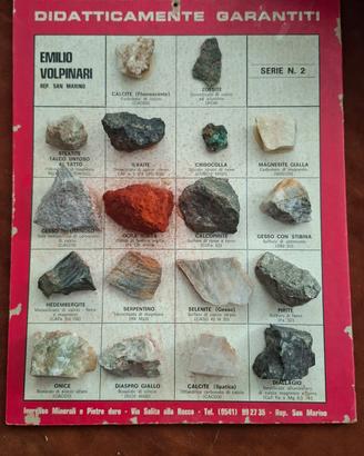 collezione minerali 