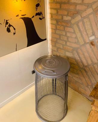 Bidone vintage argento, Industrial design