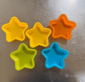 6 stampi a forma di stella