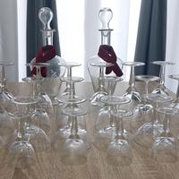 Servizio 26pz  bicchieri anni 50