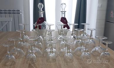 Servizio 26pz  bicchieri anni 50