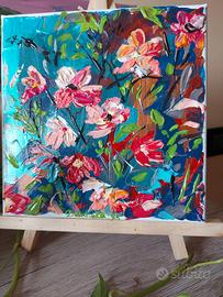 Quadro su tela in acrilico 20x20 