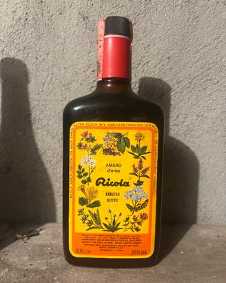 Amaro d'erbe Ricola Kräuter Bitter vintage 0,75L