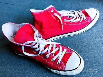 Converse all star alte colore rosso