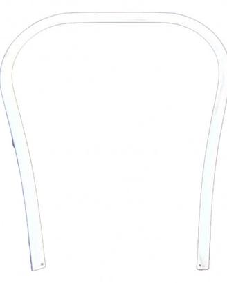 Bordo scudo plastica bianco Vespa PX