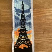 Segnalibro torre Eiffel punto croce