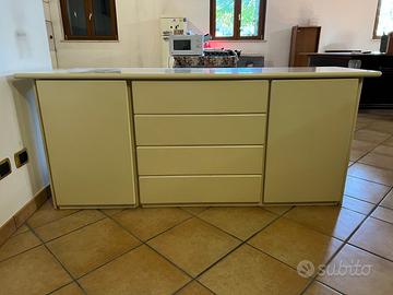 Mobile da sala bianco perla in legno