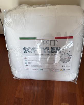 Topper matrimoniale nuovo misura 170x 200