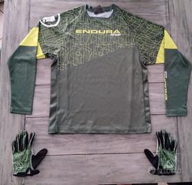 Kit da bici endura da bimbo guanti e maglia
