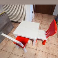 Sedie mammut e tavolo ikea