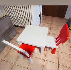 Sedie mammut e tavolo ikea