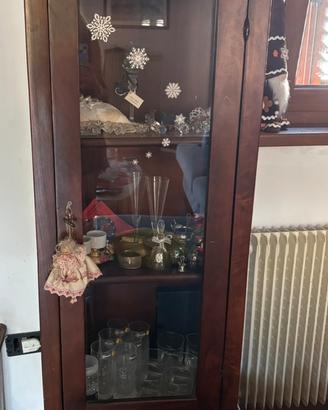 Cristalliera in legno