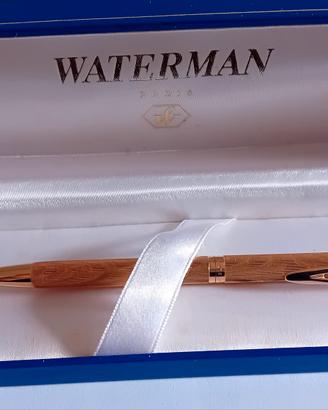 penna sfera Waterman Paris placcata oro 